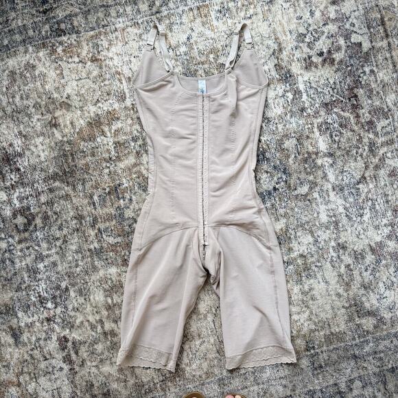 Fajitex Shapewear Faja Short Media Pierna Espalda Alta Broche Centro XXL Nude - Picture 2 of 16